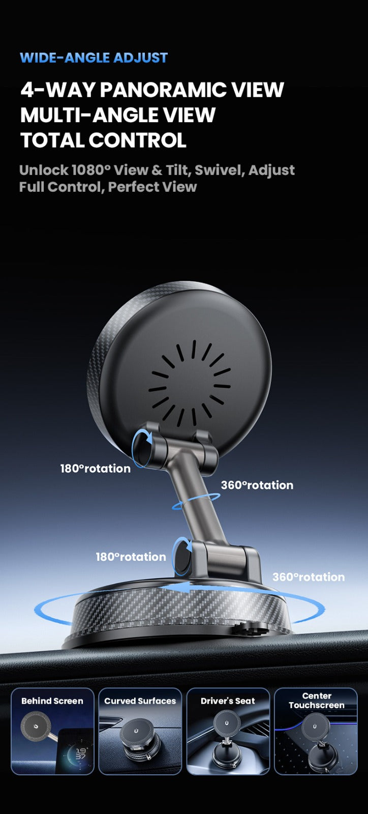 FLATLINE Magnetic Dashmount Mag Charger